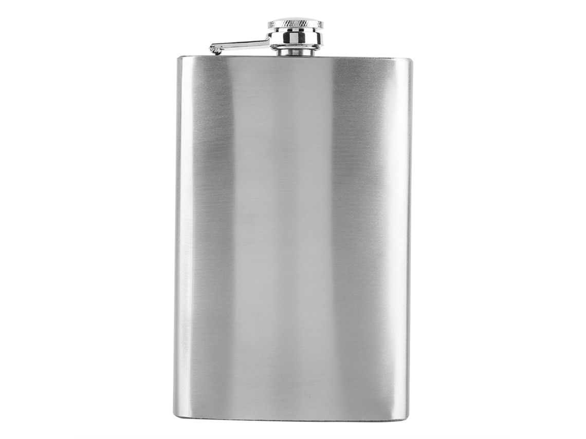 Frasco de Aço Inoxidável Portátil para Whiskey Licor Vinho Álcool 10oz