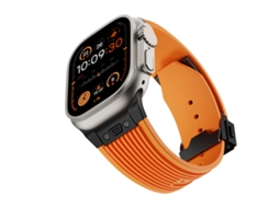 Bracelete para Apple Watch 42/44/45/49mm (preto Laranja XIAOMOYU