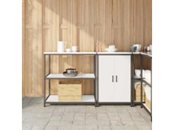 Vidaxl Conjunto De Armazenamento De Cozinha Hattem 2 Unid. Branco