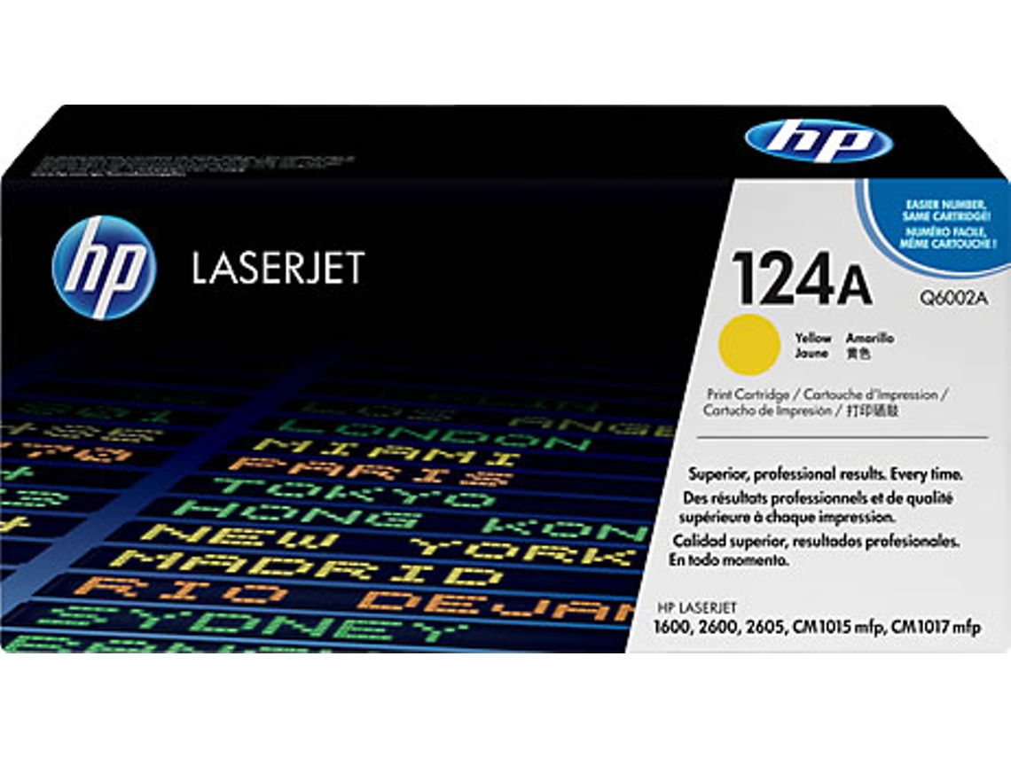 Toner HP 124A Amarelo