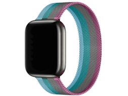 Bracelete Para Apple Watch 38/40/41/42mm Cinza-verde-azul Cuich