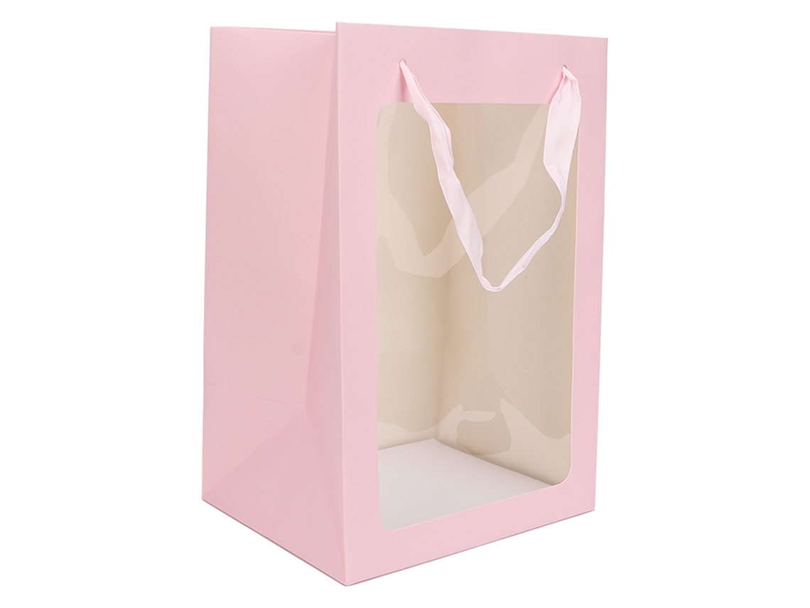 Bolsas De Presente De Papel Grandes Para Navidad Y Aniversário Com Design De Janela E Material Ecológico