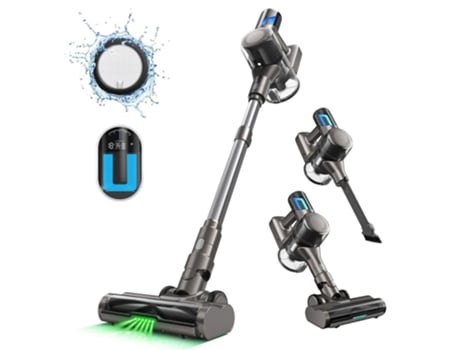 Aspirador Vertical MOOSOO Td1-Mate Sucção de 33Kpa 45Min de Autonomia 420W para Piso de Madeira/Carpete/Pelos de Animais
