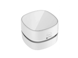 Aspirador De Pó De Mesa, Mini Aspirador De Pó, Funciona Com Pilhas Aa, Alta Sucção, Para Mesa, Gaveta Ou Bancada Branco Nostalgia88