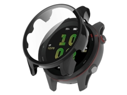 Capa de Proteção para Garmin Forerunner 255 com Vidro Temperado Anti risco Anti queda em Pc Duro