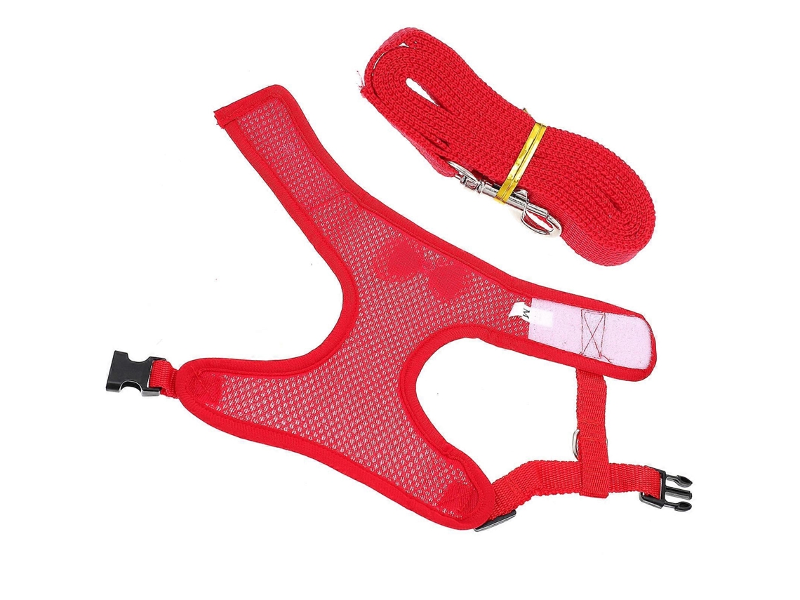 Arnes Para Galo Com Corda De Puxar Conjunto Resistente
