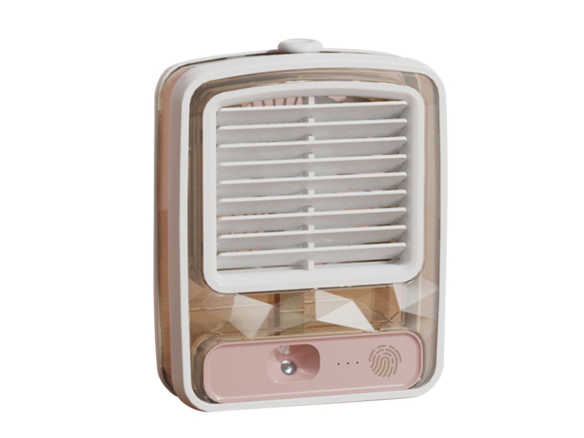 Ventilador De Mesa Laxiscreed Com Porta Usb, Silencioso E Com Spray De Água Para Ar Mais Fresco