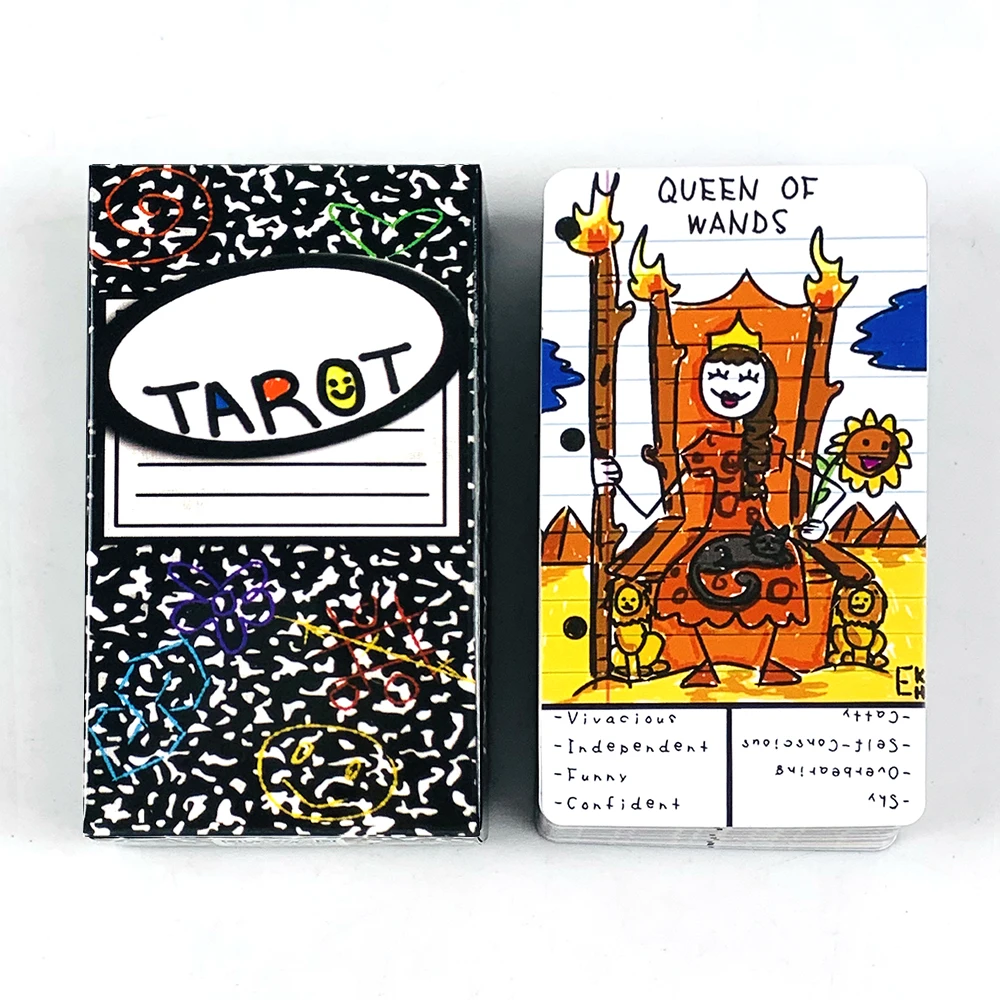 Tarô Graffiti Cartas Oráculo de 78 Cartas Versão para Adivinhação Visionária MDUG (versão em Inglês)