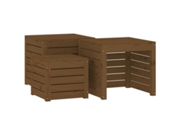 Garden Box Set, Garden Box Sets Vidaxl Marrom Madeira De Pinho (50.5 X 50.5 X 46.5 Cm)
