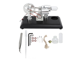 Modelo De Motor Stirling Con Led Multicolor Juguete Educativo De Alta Calidad