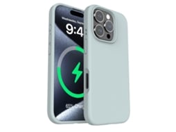 (ciano, Iphone 15 Pro Max) Capa Magnética De Silicone Líquido Para Iphone, Cor Sólida E Simples.
