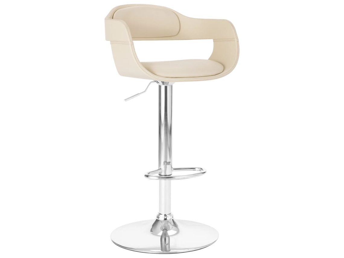 Bar Chair, Bar Chairs Vidaxl Branco Couro Artificial (n/a)