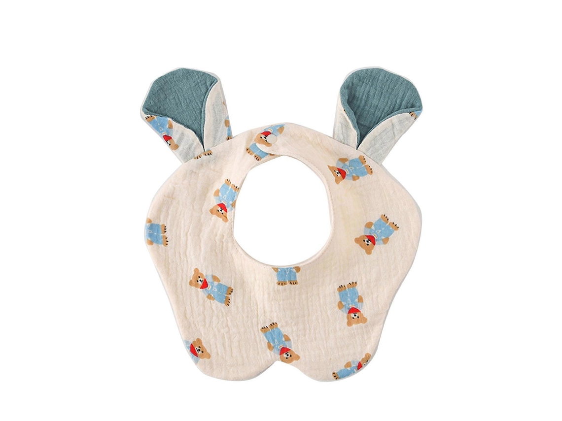 Pasta de Dente com Estampa Adorável, Macio e Absorvente, Bandana para Bebês, Toalha de Saliva para Crianças Pequenas, 6 Ninhadas para Alimentação