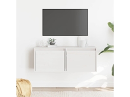 Vidaxl Armários De Parede 2 Pcs 45x30x35 Cm Pinho Maciço Branco
