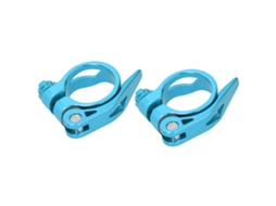 Travessa de Selim Mali 34.9mm com Liberação Rápida para Bicicleta de Montanha e Estrada Azul