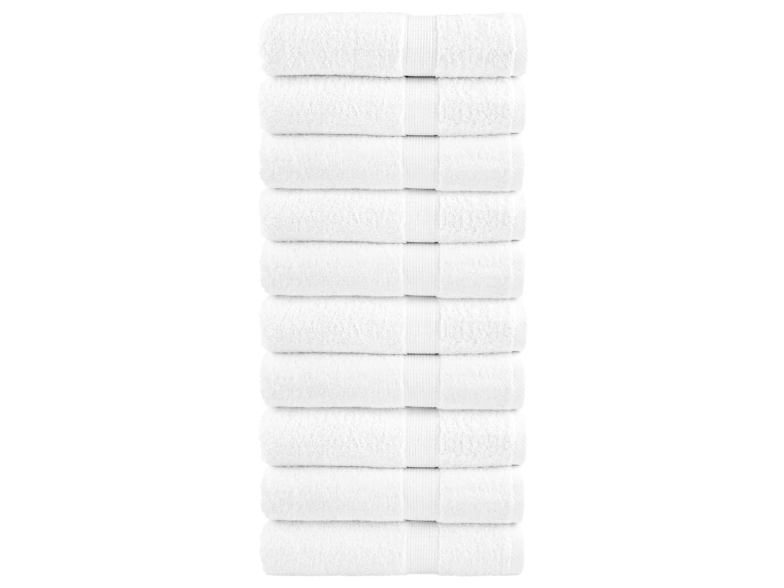 Shower Towel, Shower Towels Vidaxl Branco Algodão (70 X 140 Cm)