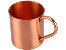 Taza de Cobre Puro 450ml para Moscow Mule, Copa de Cóctel Clásica Y Elegante para Bebidas Frías En Restaurantes Y Bares 1 Unidad