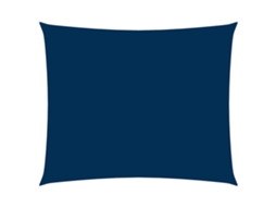 MAISON EXCLUSIVE Vela de proteção solar retangular em tecido Oxford azul 3x5 m