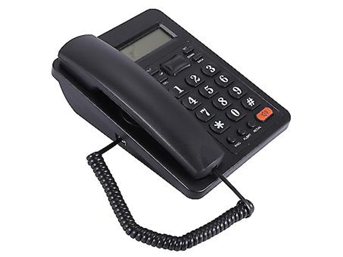 Telefone Fixo, Telefone Fixo Com Interface Dupla E Identificador De Chamadas Brilvibera