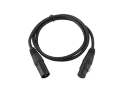 Aetheria cabo Xlr Macho para Fêmea 3 Pinos com Tela Microfone Áudio Extensão 1m