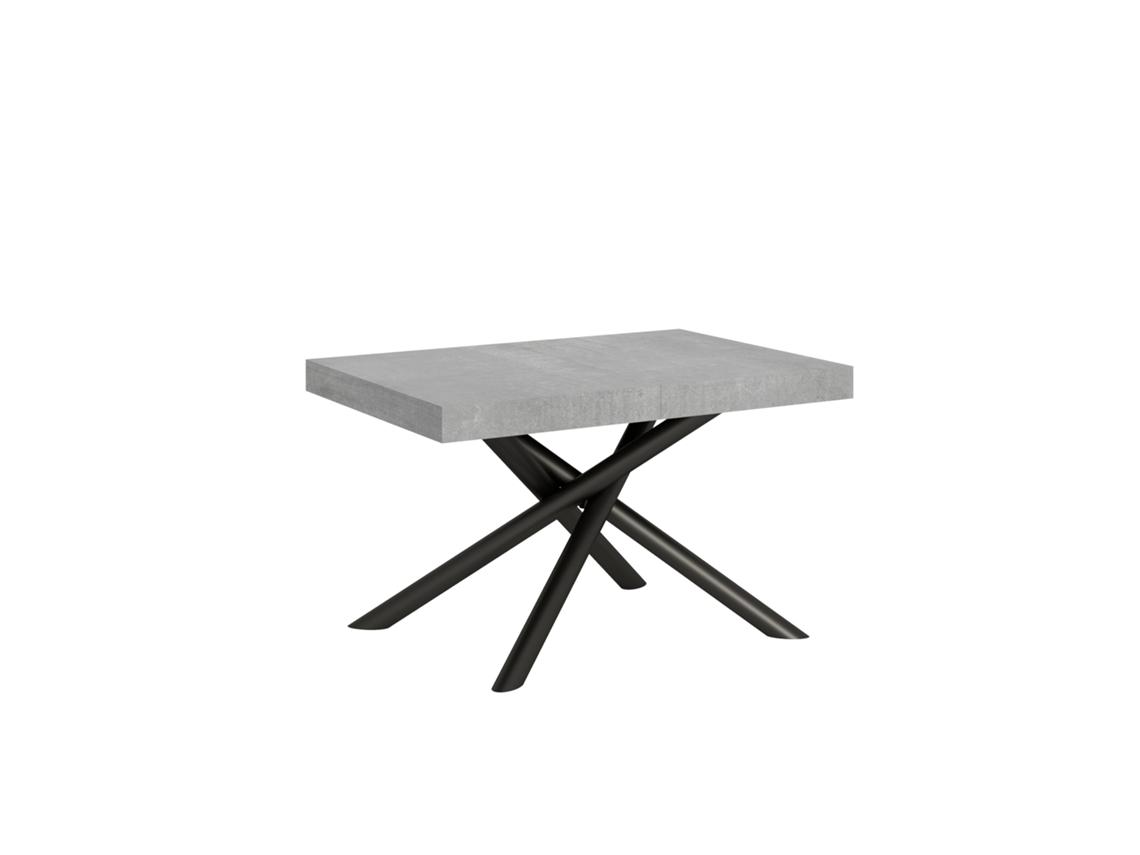 Mesa de Refeição ITAMOBY Famas (90x130/390 - Painéis em Melamina - Cimento)