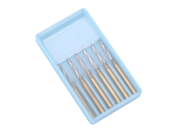 6 Peças De Brocas De Carbeto De Tungstênio Aço Para Corte De Corona Dental De Alta Velocidade 25mm