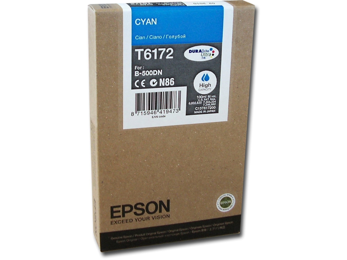 Tinteiro EPSON T6172 XL Azul (C13T617200)