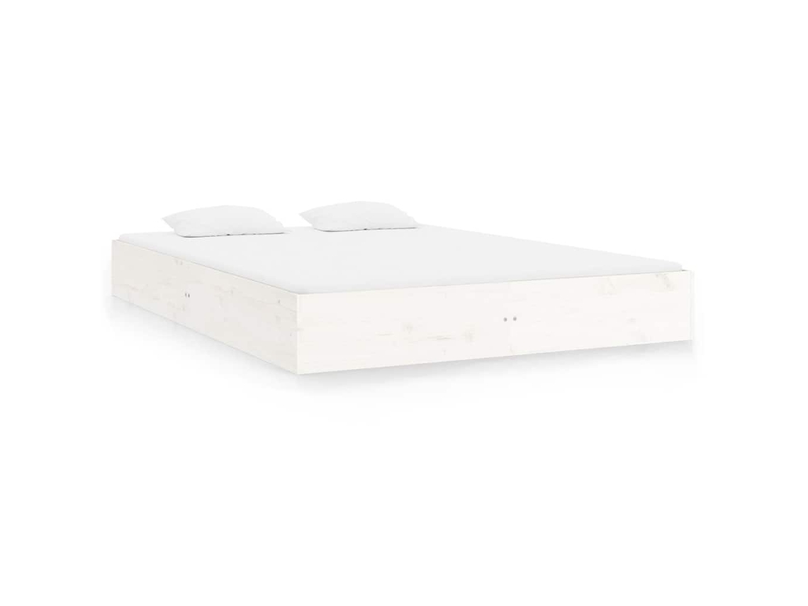Bed Frame, Bed Frames Vidaxl Branco Madeira (120 X 200 Cm)