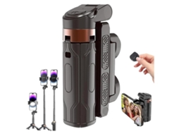 Novo Bastão De Selfie Portátil, Mini Tripé, Mini Tripé Flexível Reversível, Bastão De Selfie Com Controle Remoto.