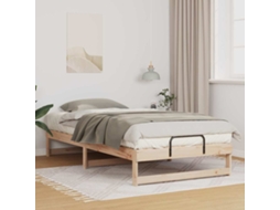 Vidaxl Estrutura Da Cama Castanho 100 X 210 Cm