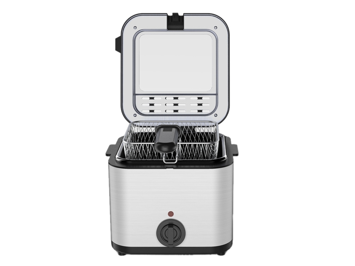 Fritadeira Inox 1000W, Multifuncional, Cesto | S/MARCA