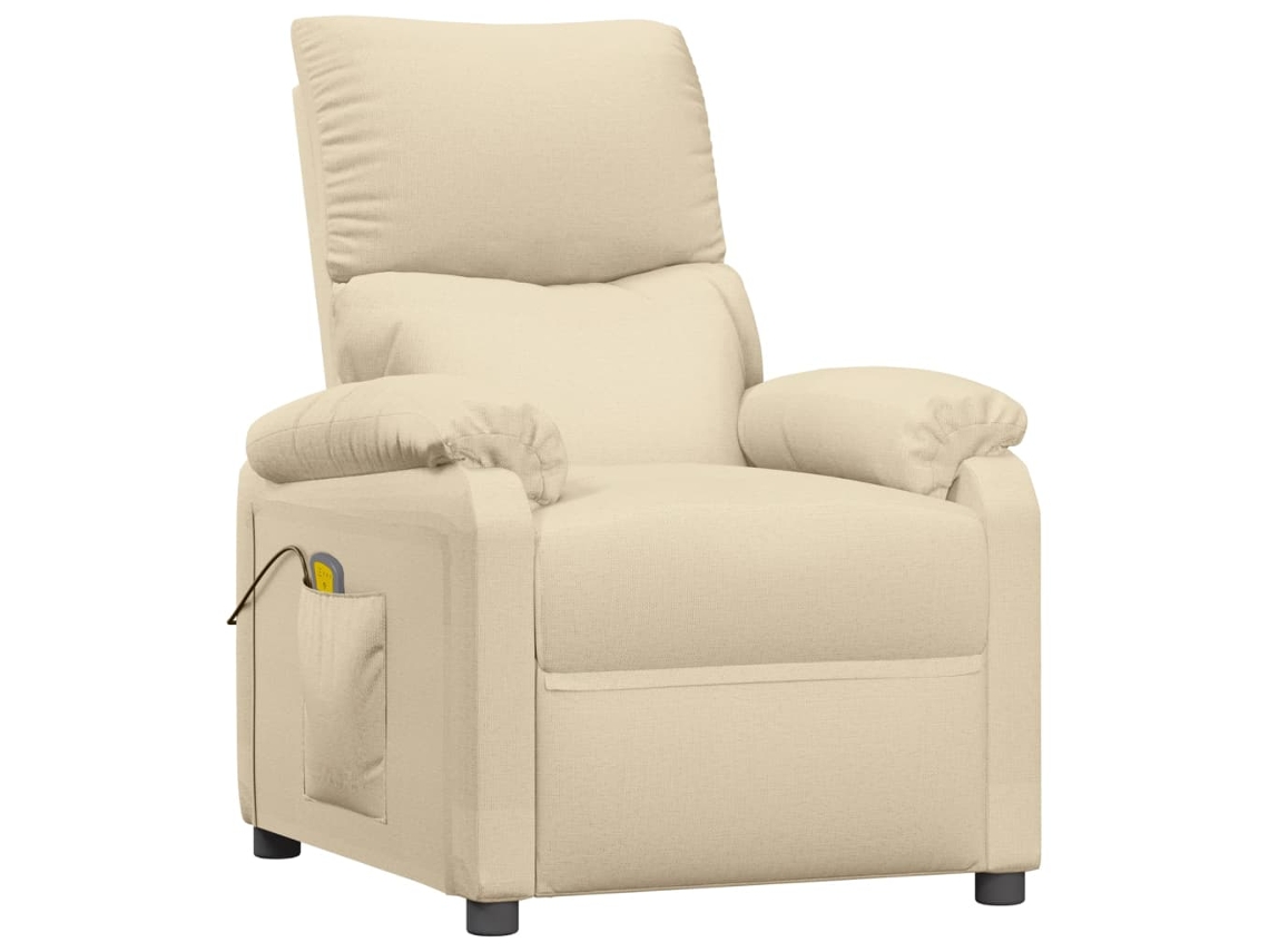 Massage Chair, Massage Chairs Vidaxl Creme Tecido