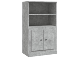MAISON EXCLUSIVE Guarda-roupa alto em cimento de zinco à base de madeira (60x35,5x103,5 cm)
