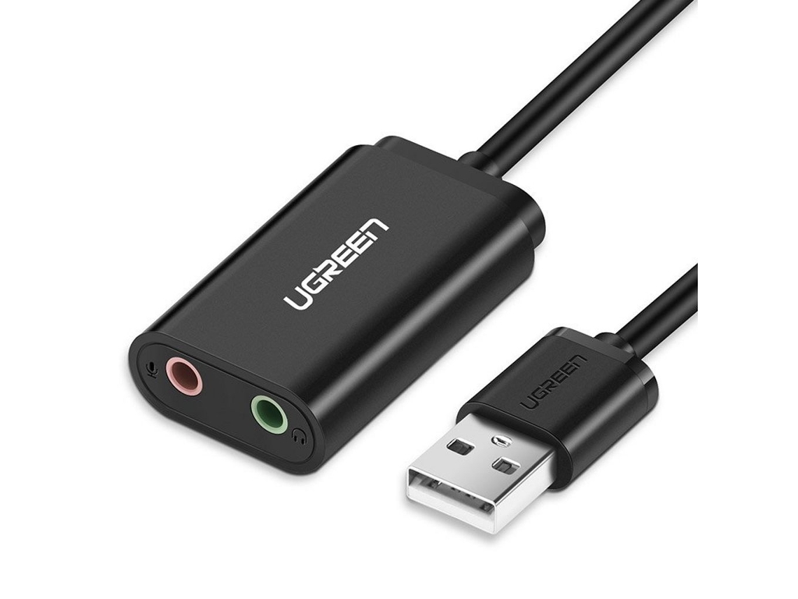 Adaptador De Música Para Placa De Som Externa Ugreen, Usb A, Mini Conector De 3,5 Mm, 15 Cm Slowmoose