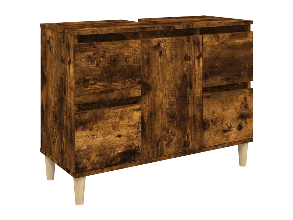 Sink Cabinet, Sink Cabinets Vidaxl Marrom Madeira Processada (n/a)