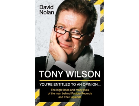 Livro Tony Wilson de David Nolan (Inglês)