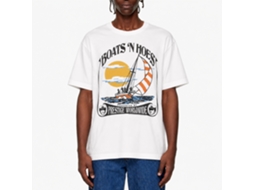 Rockinstone Step Brothers Movie Boats N Presented By White Adult T-shirt Size:xxxl