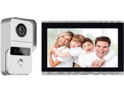 Campainha de Vídeo Inteligente de 7 Polegadas com Wi fi, Sistema de Interfone Residencial com Vídeo e Tela Sensível Ao Toque Rfid. SFUSHOS