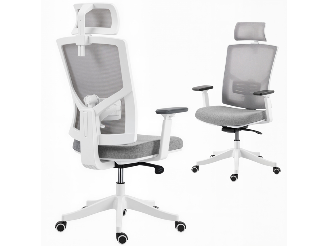 Cadeira de escritório ergonômica e transpirável com suporte lombar 4D 64.5x62.5x112 122 cm multicolorida BTFORUS