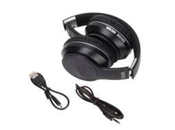 Fones De Ouvido Bluetooth Elb4, Multifuncionais, Dobráveis ​​e Sem Fio, Ideais Para Esportes E Jogos . Brilvibera (preto E Prata)