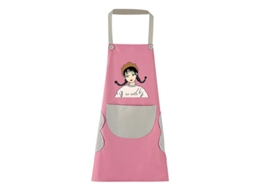 Delantal Sem Mangas De Cozinha Cartoon Bosaid Impermeável E Antigordura De Pvc Para Mulher 3