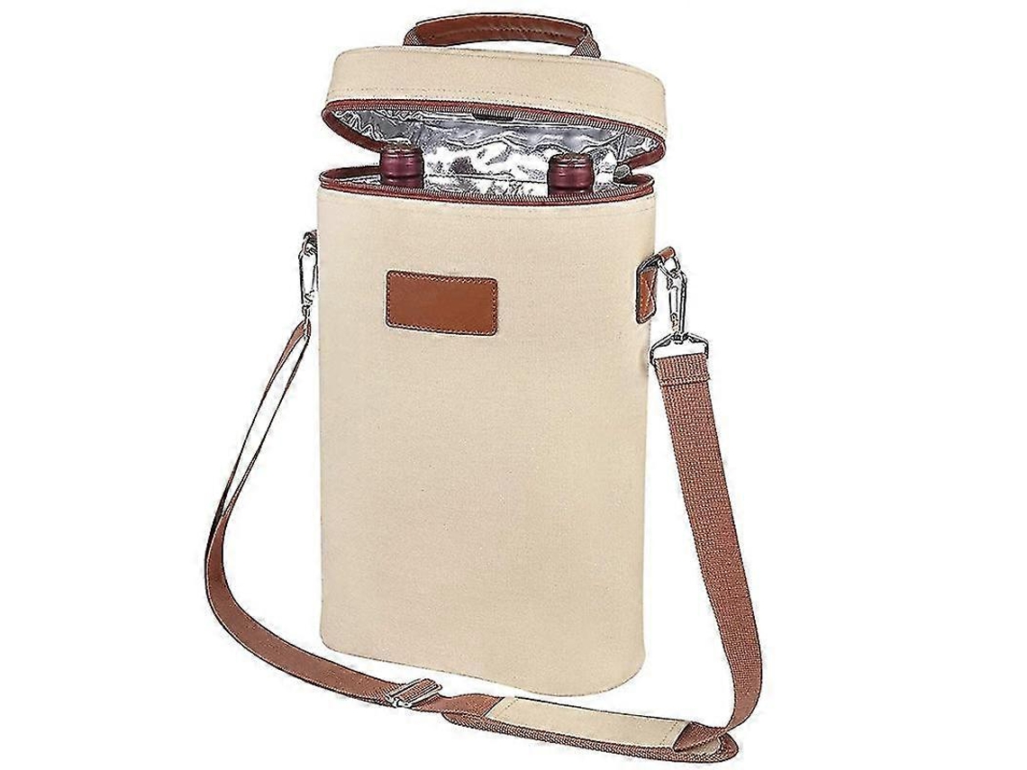 Lurelia Bolsa Térmica Para Vinho 2 Garrafas 1 5l Gel Congelante 750 Ml Portátil Piquenique