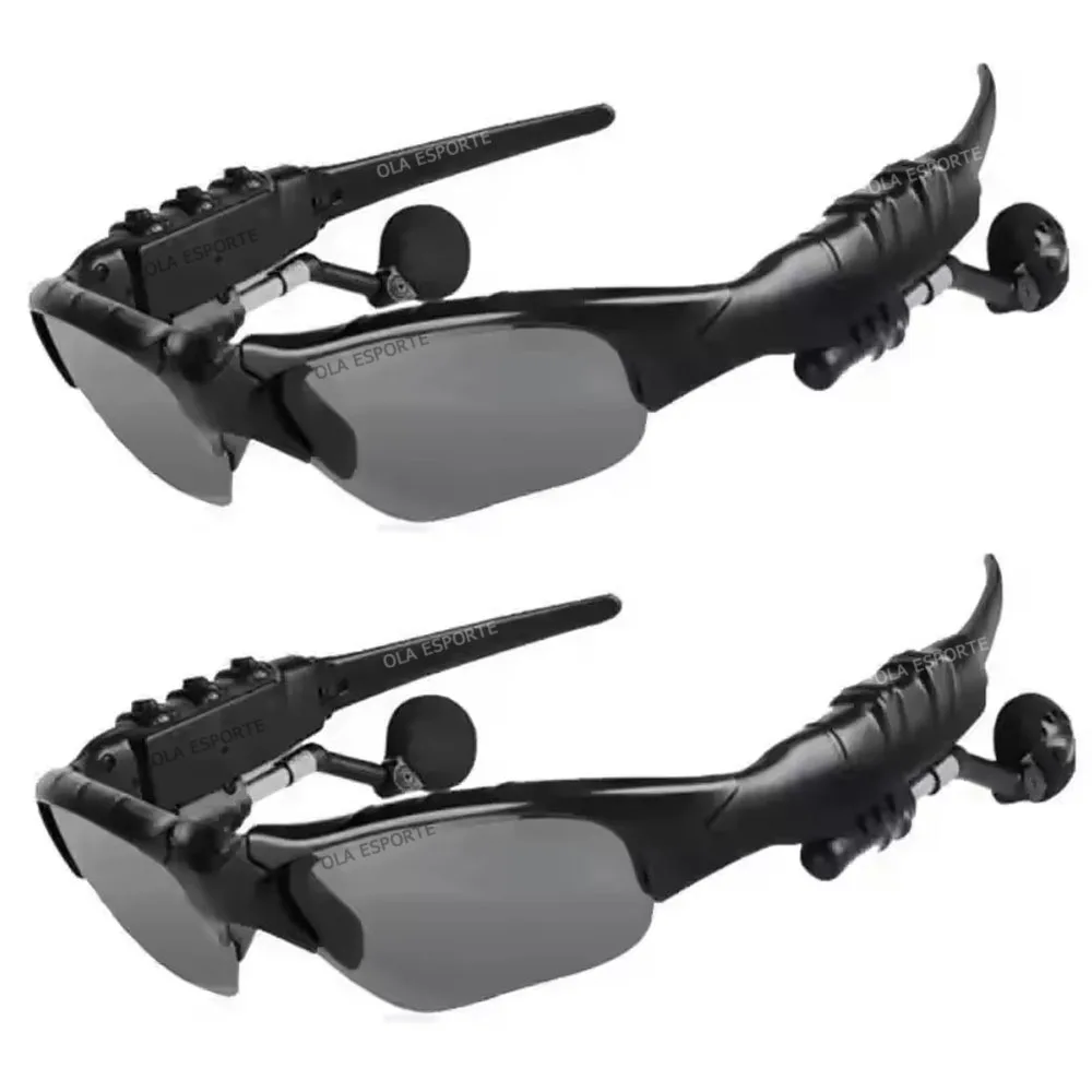 (2 Pretos) Óculos De Áudio Bluetooth Inteligentes, Para Esportes Ao Ar Livre E Ciclismo, Com Som Surround E Função De Chamada.