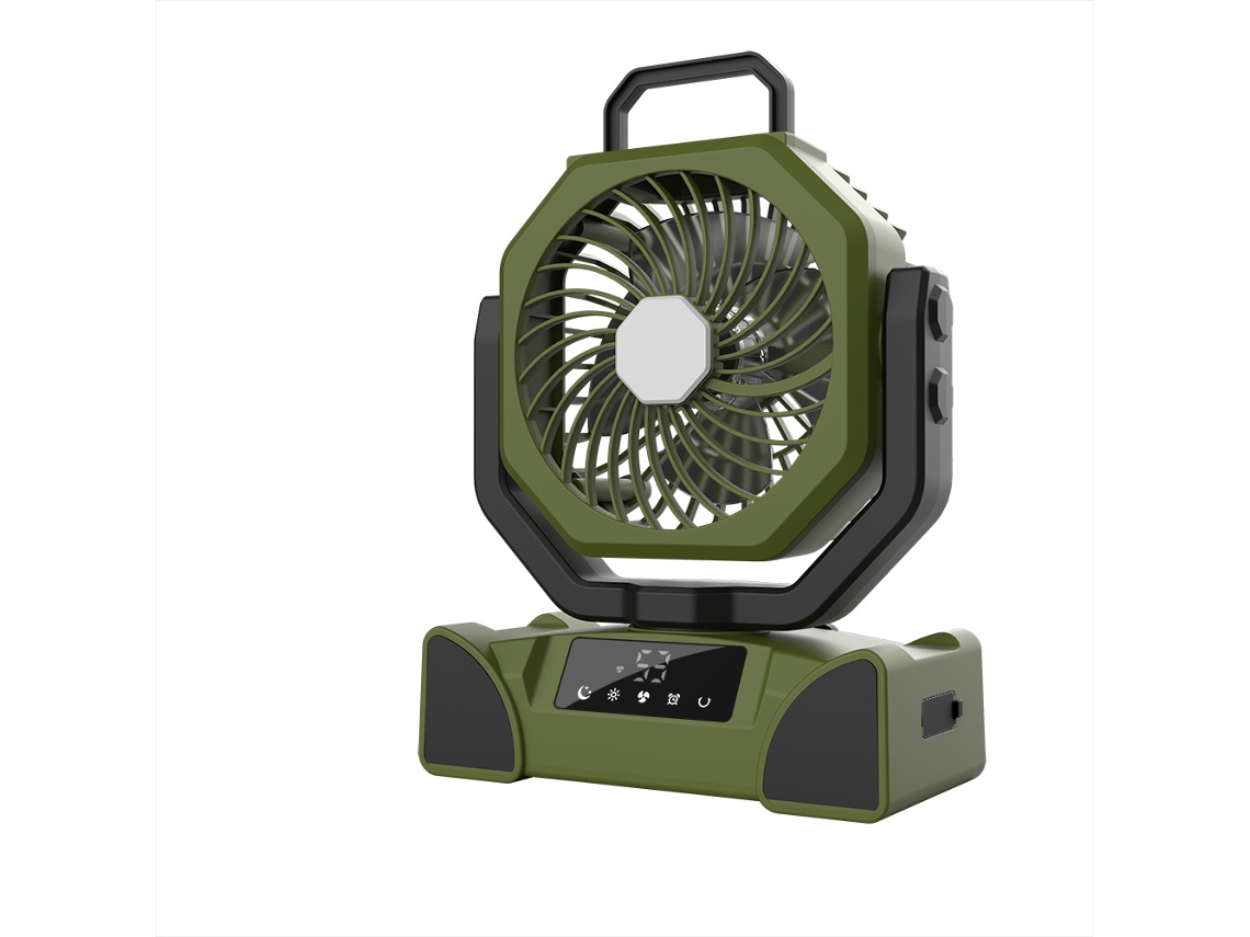 Ventilador Portátil Recarregável De 20000mah Para Camping, Com Led E Controle Remoto, Para Acampamentos Em Família