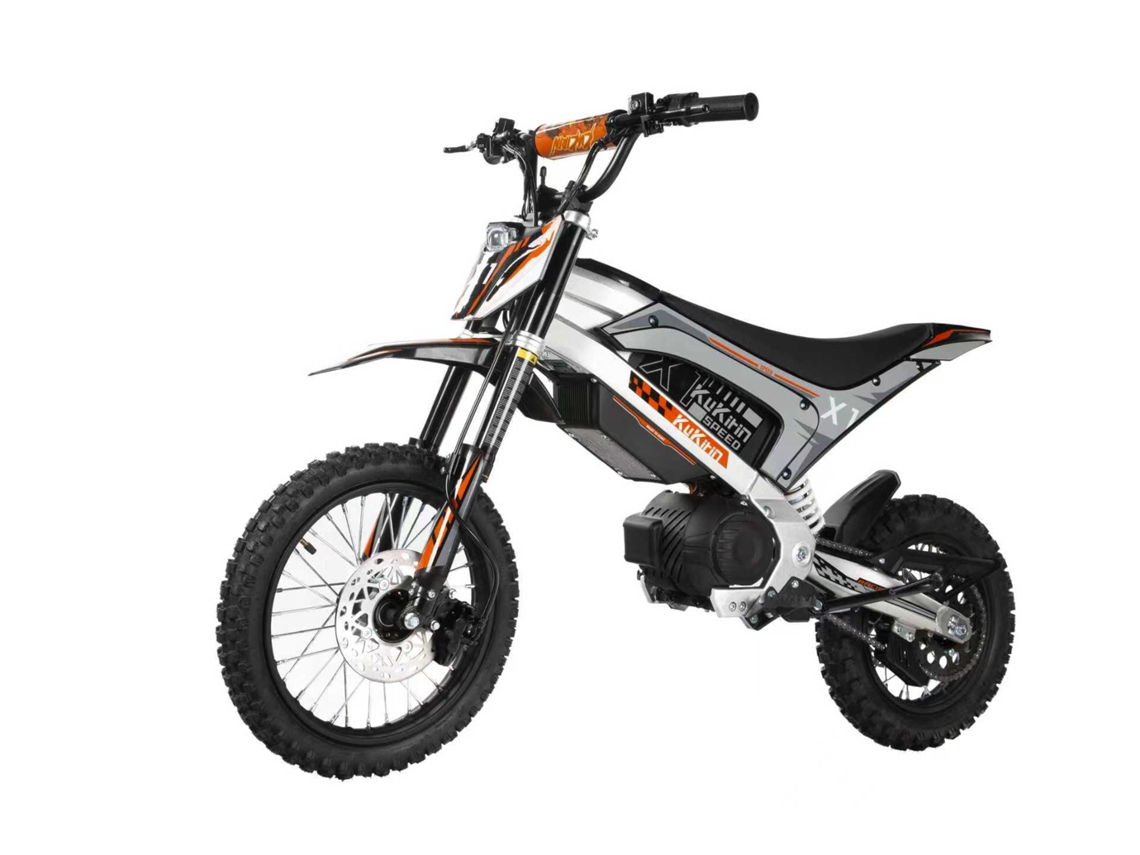 Motocicleta elétrica X1, 1000 W, velocidade máxima de 50 km/h, bateria de 48 V 20,8 Ah, autonomia de 40 km. KUKIRIN