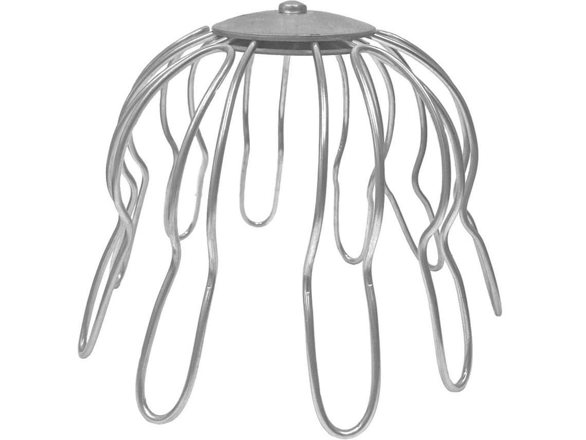 Ralo Galvanizado para Piso de Varanda/terraço, com Filtro de Bujão de Aço Inoxidável. AQUAFORGE