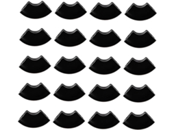 Protetores De Pés Mesa Mipcase, Capas Protetoras Para Pés De Mesa Em Formato Grampo, 20-unidades, Tampas De Plástico