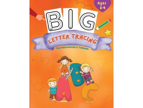 Livro Big Letter Tracing Pen Control And Line Tracing Activity Book For Preschoolers De Naomi Mckinney (inglês)