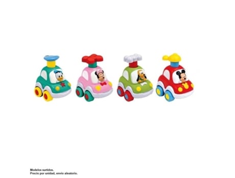 Disney Coche Press And Go Modelos Surtidos 17920.6 Modelo Surtido P25 (1 Unidad Por Artículo Comprado)