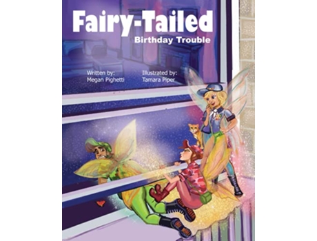 Livro FairyTailed Birthday Trouble de Megan Pighetti (Inglês)